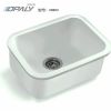 solid surface sink single bowl sink